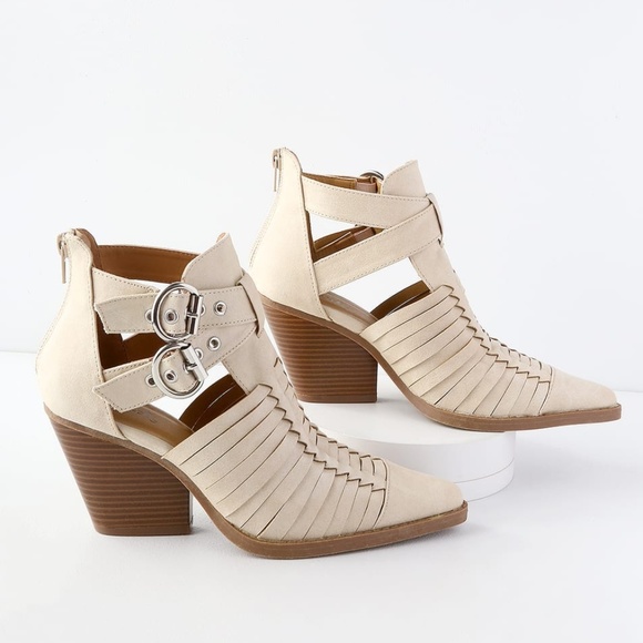 'Zooey' Strappy Booties. - Picture 2 of 5